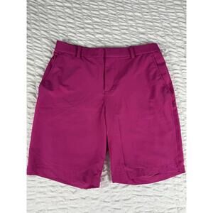Nike Golf 34 Active Pink Golf Shorts Performance Dri Fit Flat Front